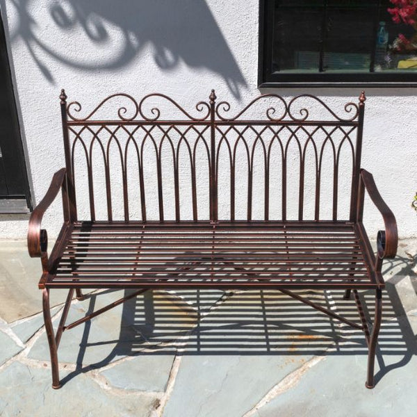 "Valley Forge" Three Piece Garden Furniture Set in Antique Bronze