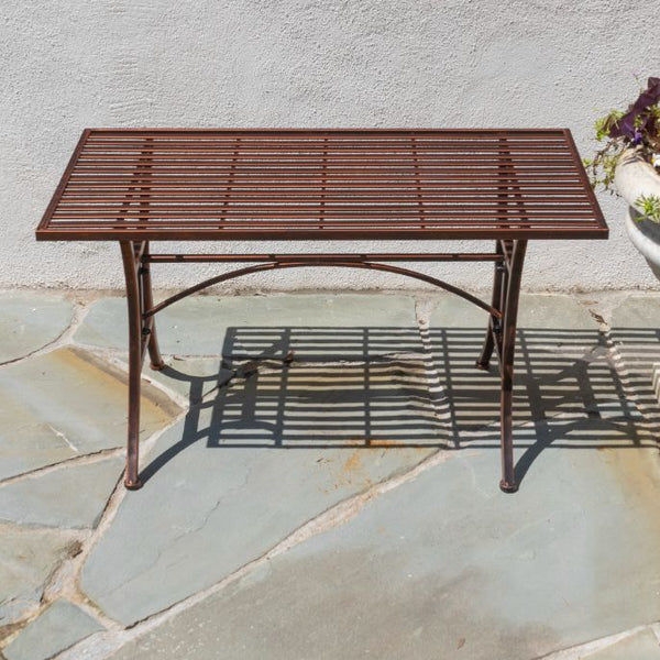 "Valley Forge" Three Piece Garden Furniture Set in Antique Bronze