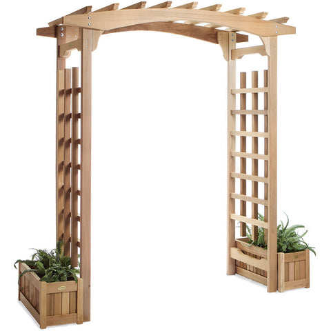 6 Foot Pagoda Arbor with Planters - All Things Cedar - Buy Online at dailyhubess.shop
