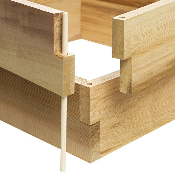 2-Tier Square Raised Garden Box, 3-ft