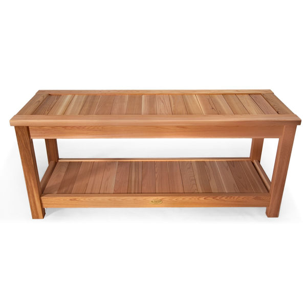Sauna Pool Shower Bench Red Cedar Wood