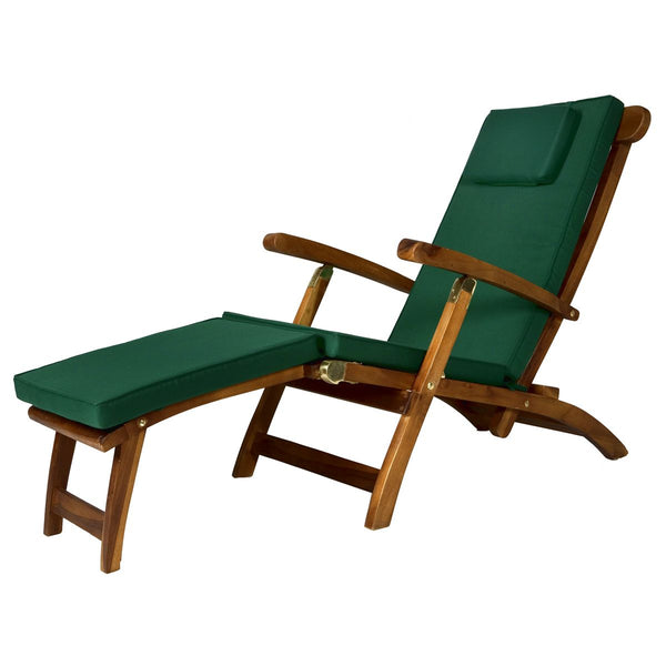 5 Position Steamer Lounge Chair in Teak Wood