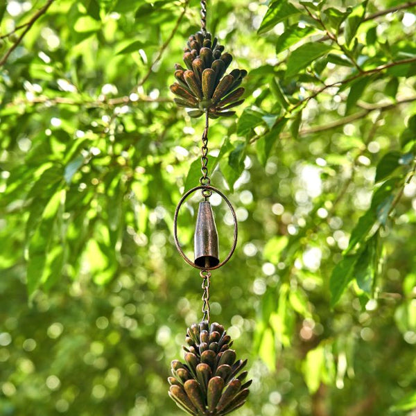 6 ft Long Bronze Iron Hanging Rain Chains | Choose from 12 Designs!