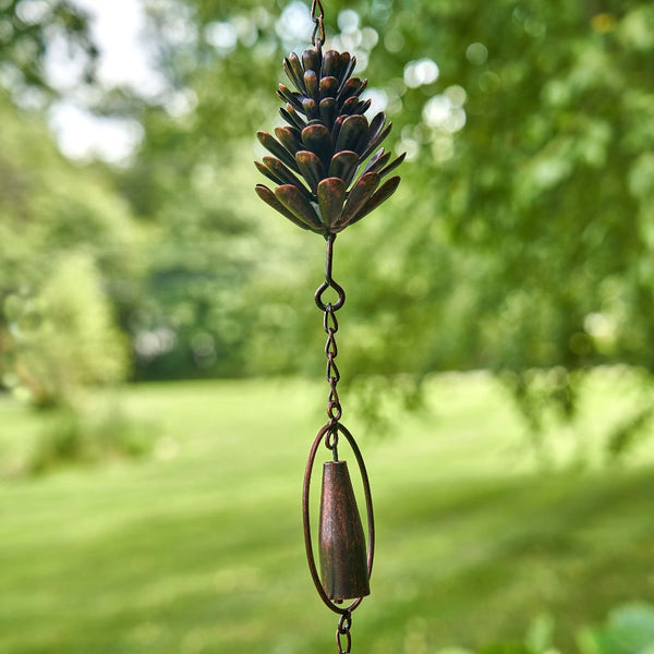 6 ft Long Bronze Iron Hanging Rain Chains | Choose from 12 Designs!