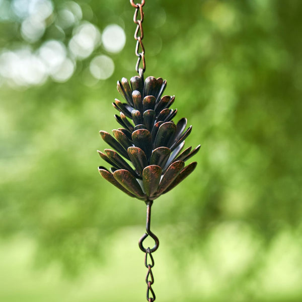 6 ft Long Bronze Iron Hanging Rain Chains | Choose from 12 Designs!