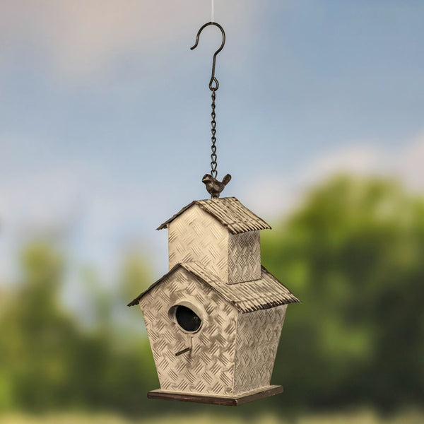 Hanging Galvanized Metal Bird Houses for Sale | Unique Decorative Custom