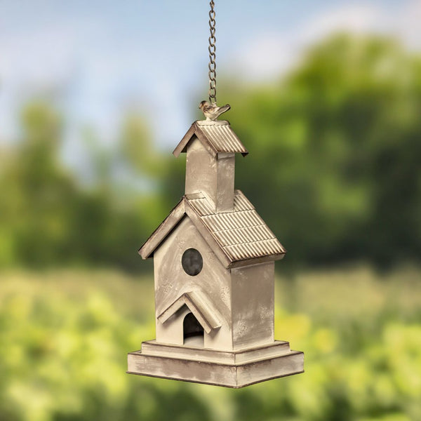 Hanging Galvanized Metal Bird Houses for Sale | Unique Decorative Custom