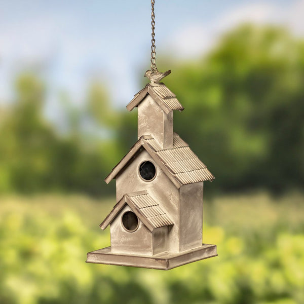 Hanging Galvanized Metal Bird Houses for Sale | Unique Decorative Custom