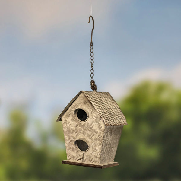Hanging Galvanized Metal Bird Houses for Sale | Unique Decorative Custom