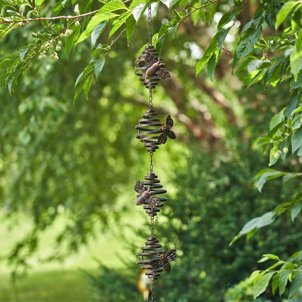 6 ft Long Bronze Iron Hanging Rain Chains | Choose from 12 Designs!