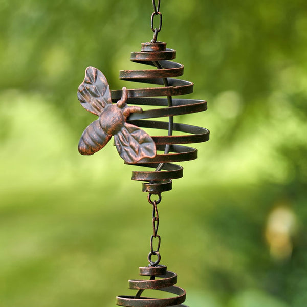 6 ft Long Bronze Iron Hanging Rain Chains | Choose from 12 Designs!