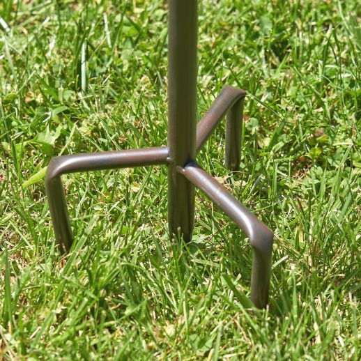 Tall Birdhouse Stakes Chapel Condo | Copper Galvanized