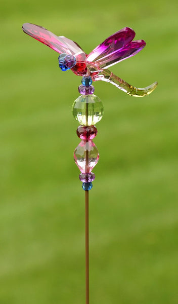 Tall Five Tone Acrylic Pot Stakes in 6 Assorted Colors