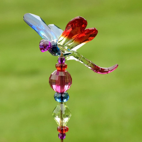 Tall Five Tone Acrylic Pot Stakes in 6 Assorted Colors