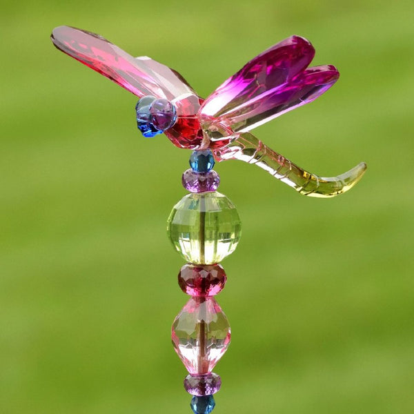 Tall Five Tone Acrylic Pot Stakes in 6 Assorted Colors