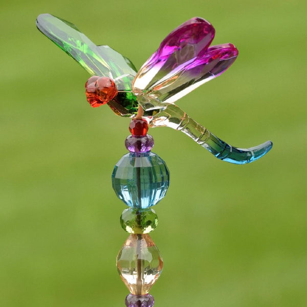 Tall Five Tone Acrylic Pot Stakes in 6 Assorted Colors