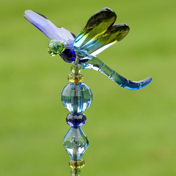 Tall Five Tone Acrylic Pot Stakes in 6 Assorted Colors