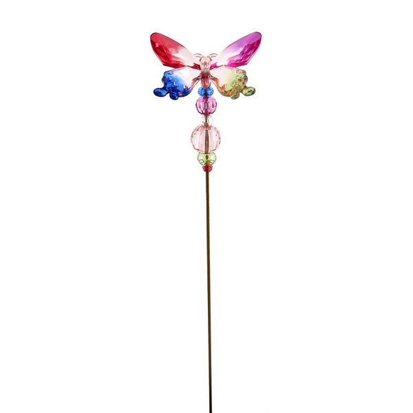 Tall Five Tone Acrylic Pot Stakes in 6 Assorted Colors