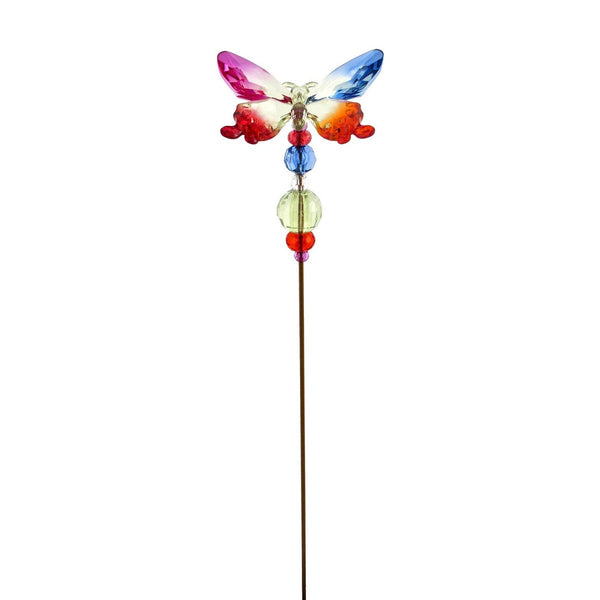 Tall Five Tone Acrylic Pot Stakes in 6 Assorted Colors