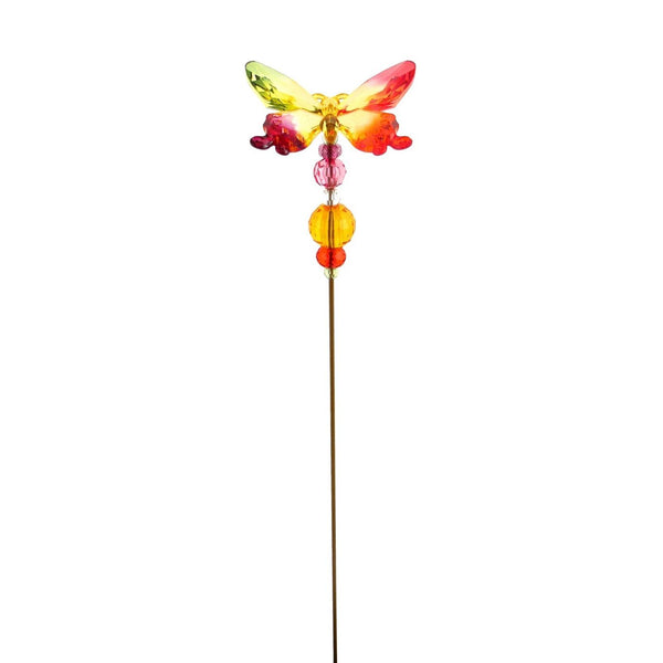 Tall Five Tone Acrylic Pot Stakes in 6 Assorted Colors