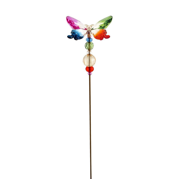 Tall Five Tone Acrylic Pot Stakes in 6 Assorted Colors