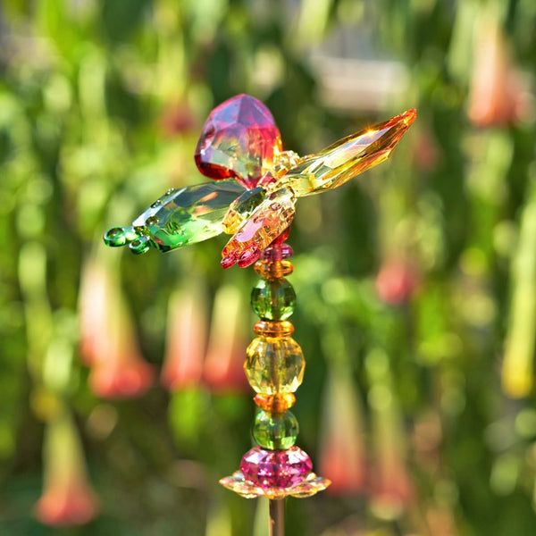 Tall Five Tone Acrylic Pot Stakes in 6 Assorted Colors
