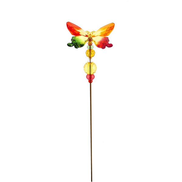 Tall Five Tone Acrylic Pot Stakes in 6 Assorted Colors