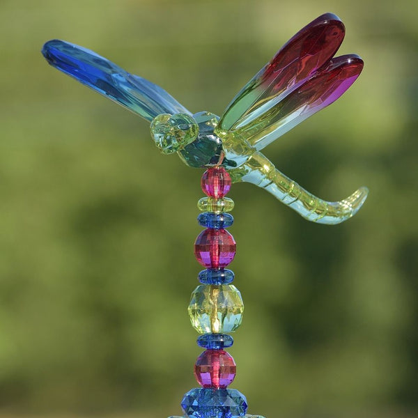 Tall Five Tone Acrylic Pot Stakes in 6 Assorted Colors