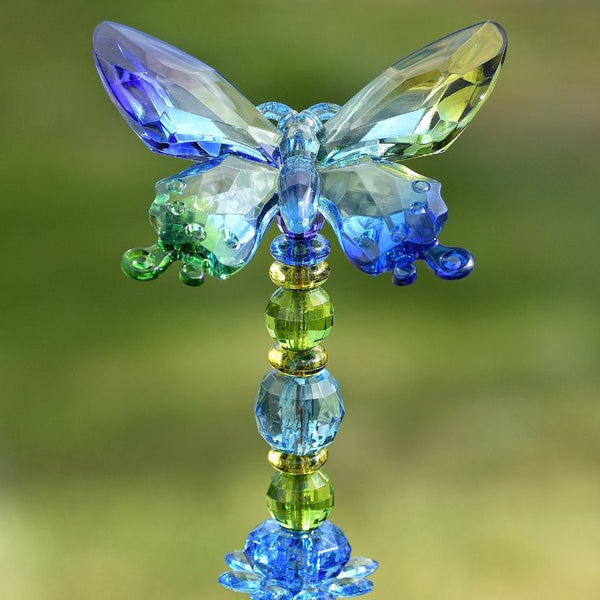 Tall Five Tone Acrylic Pot Stakes in 6 Assorted Colors
