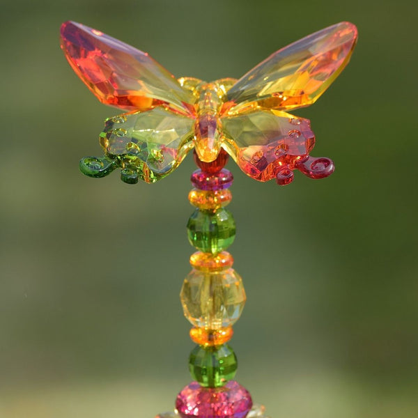 Tall Five Tone Acrylic Pot Stakes in 6 Assorted Colors