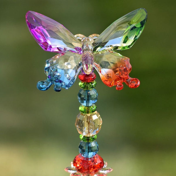 Tall Five Tone Acrylic Pot Stakes in 6 Assorted Colors