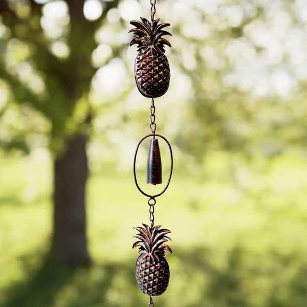 6 ft Long Bronze Iron Hanging Rain Chains | Choose from 12 Designs!