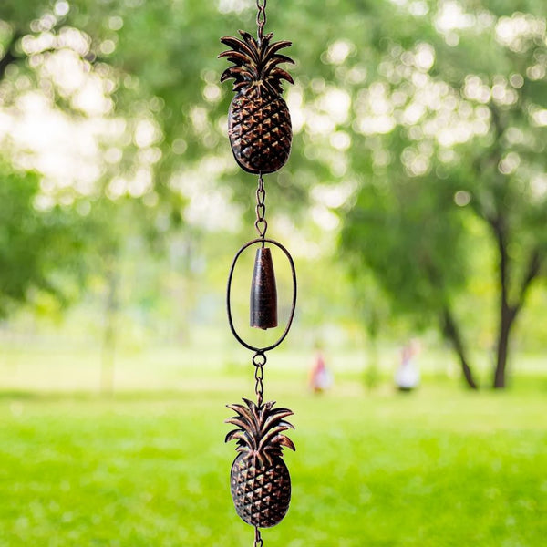 6 ft Long Bronze Iron Hanging Rain Chains | Choose from 12 Designs!