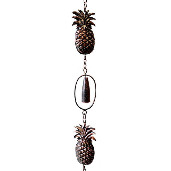 6 ft Long Bronze Iron Hanging Rain Chains | Choose from 12 Designs!