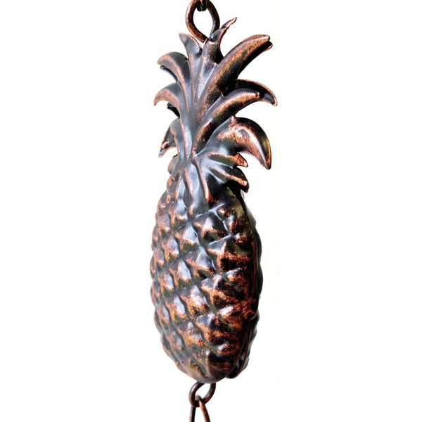 6 ft Long Bronze Iron Hanging Rain Chains | Choose from 12 Designs!