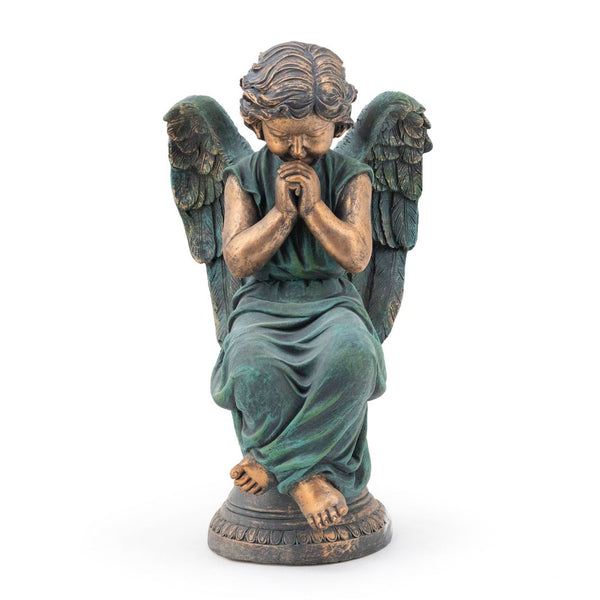 Tall Magnesium Angel Statues in Antique Bronze and Grey | 8 Designs!