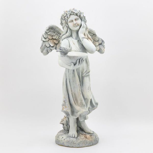 Magnesium Angel Statues in White or Bronze | 7 Designs!