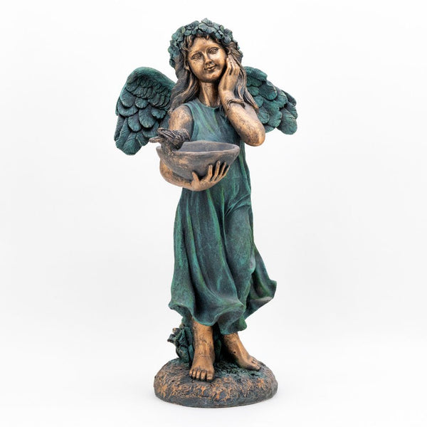 Magnesium Angel Statues in White or Bronze | 7 Designs!
