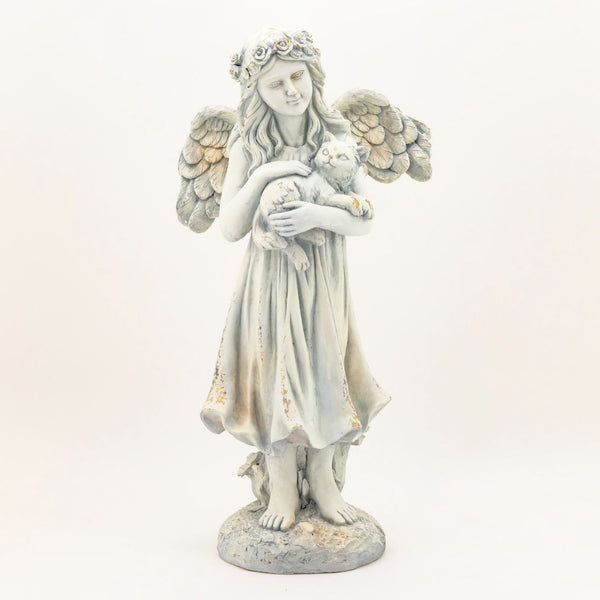 Magnesium Angel Statues in White or Bronze | 7 Designs!