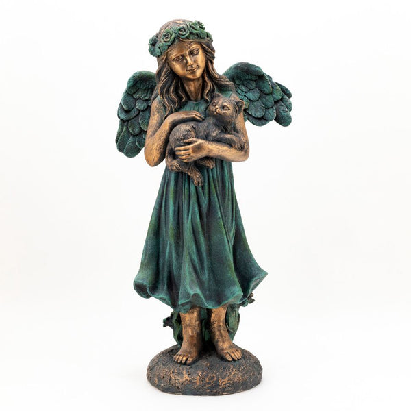 Magnesium Angel Statues in White or Bronze | 7 Designs!