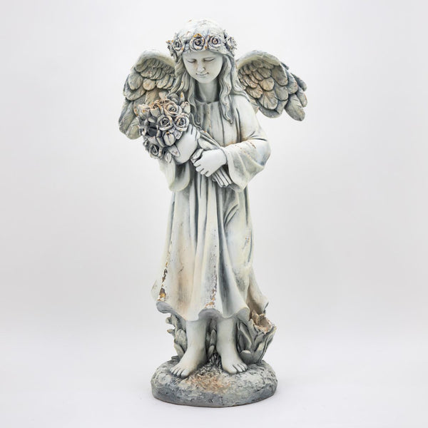 Magnesium Angel Statues in White or Bronze | 7 Designs!