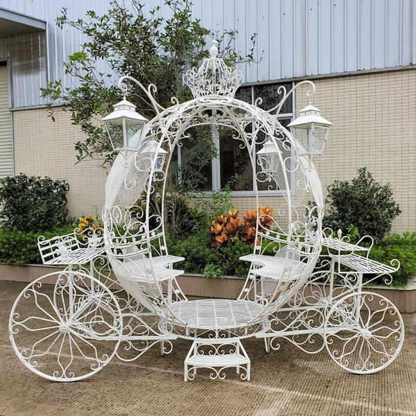 Large Round Cinderella Carriage "The Luciana"