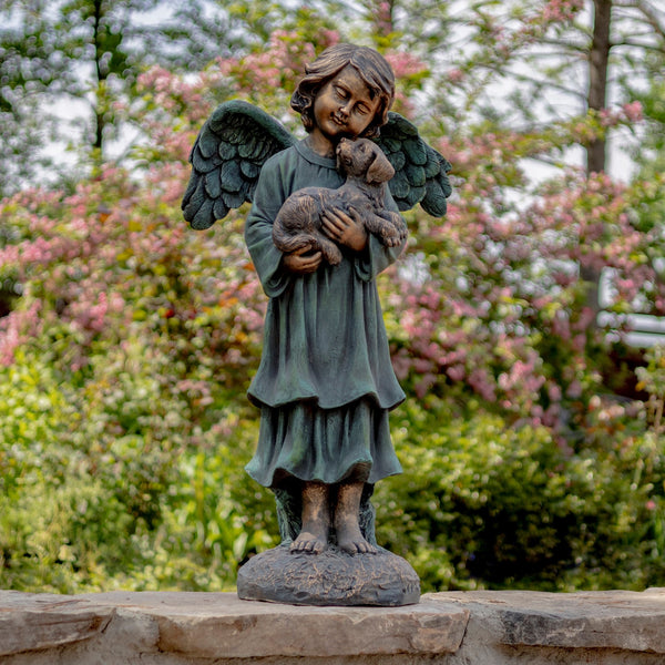 Magnesium Angel Statues in White or Bronze | 7 Designs!