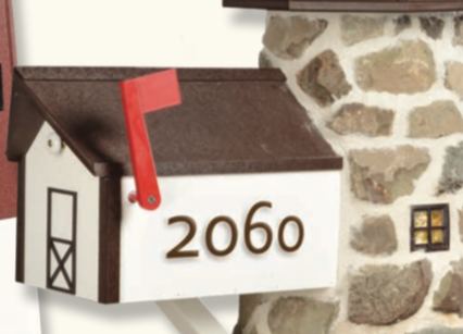 Mailbox Installed on 6 ft Lighthouse Accessory