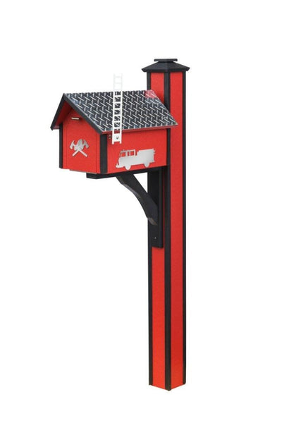 Mailbox Poly HDPE Sleeve for 4x4 Wood Post with Mounting Bracket