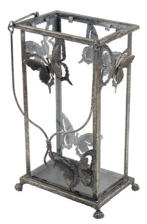 Candle Holder Lanterns Detailed Ornate Iron | Gold Silver White