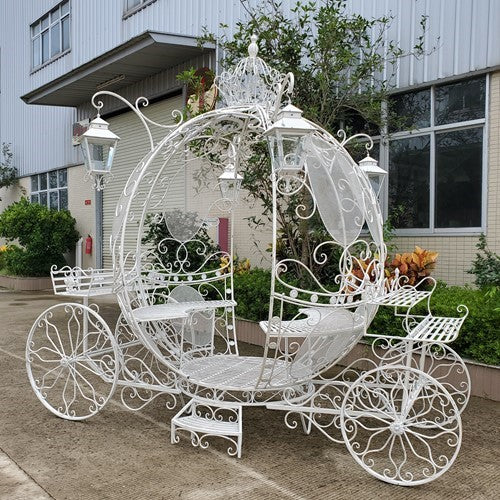 Large Round Cinderella Carriage "The Luciana"