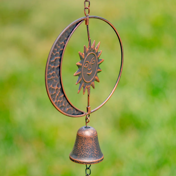 6 ft Long Bronze Iron Hanging Rain Chains | Choose from 12 Designs!