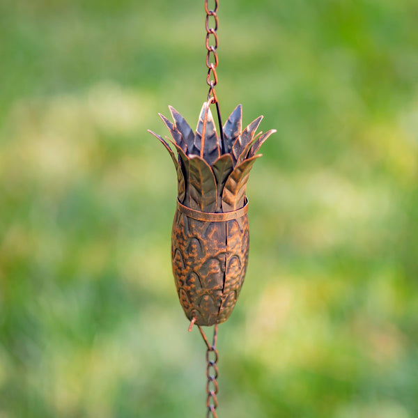 6 ft Long Bronze Iron Hanging Rain Chains | Choose from 12 Designs!