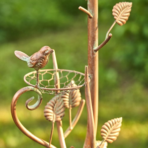 Antique Copper Teapot Kettle Watering Can Birdhouse Garden Stakes | 5 Designs!